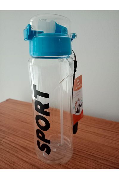 Relaxion 700ml Shockproof Water Bottle with Straw Bottle BPA Free RLX426-Blue