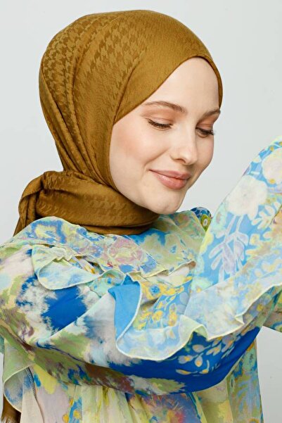 VALORSCARF RUST GREEN PUMP PATTERNED SHWAL