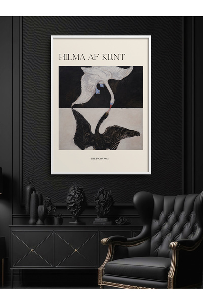 HOMEPACK Tekli Hılma Af Klınt Tablo Çerçeveli Poster Tablo TK/334