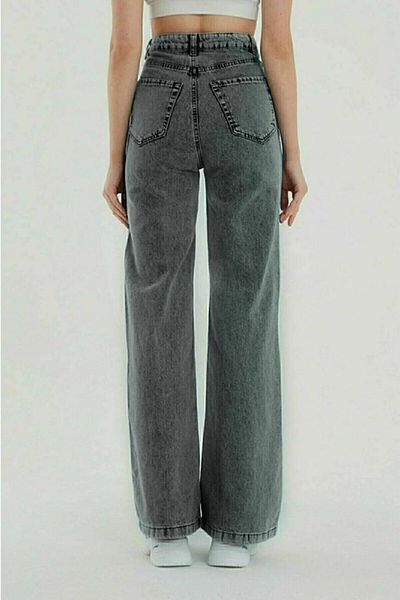 Livik Jadon Women's High Waist Lycra Wide Leg Jeans