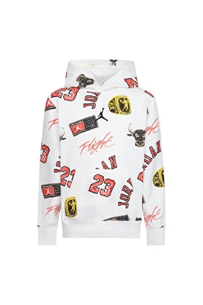 Nike Jordan Mj Essentıals Ft Aop Po Kap.Sweat Çocuk Sweatshirt