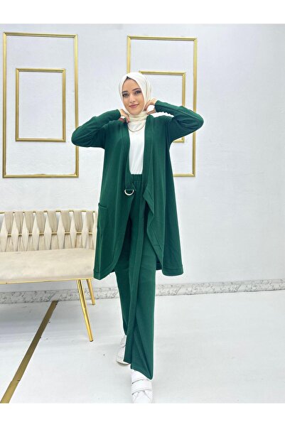 Moda Krash ANVELOP BÜRÜMCÜK ÖRME HIRKALI 2 Lİ TAKIM