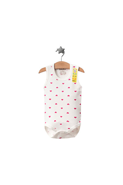 cskticaret HEART PRINTED STRAP WITH STRAP BADI 3/9 MONTHS