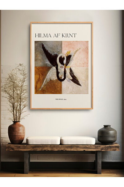 HOMEPACK Tekli Hılma Af Klınt Tablo Çerçeveli Poster Tablo TK/335