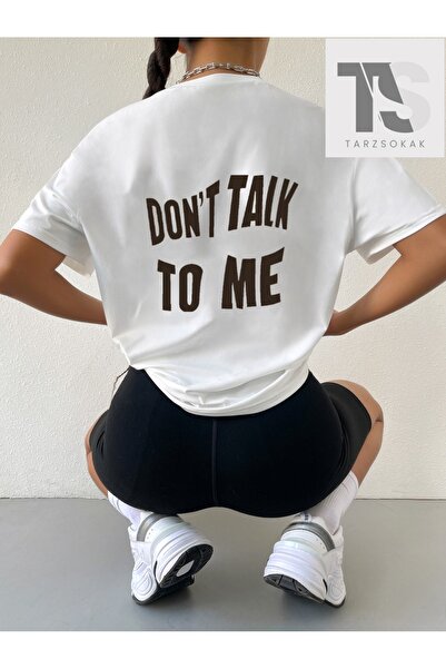 Tarzsokak Μπλουζάκι με κοντό μανίκι και σχέδιο γραφής για καθημερινή χρήση