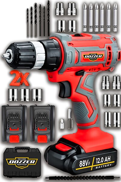 DOZZER Alman 88 Vf 12 Ah Süper Seri Çift Çelik Şanzuman 2 Akülü Darbeli Akülü...