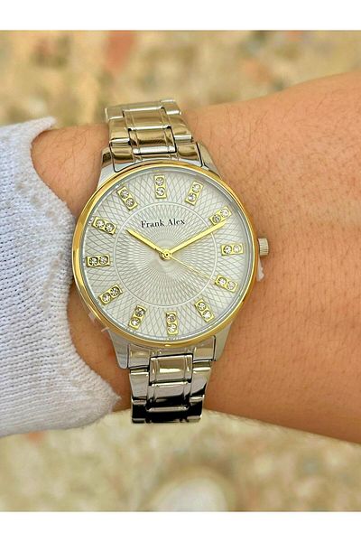 Frank Alex Fa.ft.1.125 Steel Cord 30 Mt Water Resistant New Season Stylish Design Wristwatch