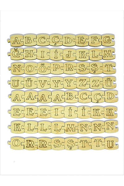 Capellawoodworks I'm Learning the Letters YapBoz Turkish Letters 60 letters