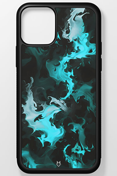 TREND Omega Kırılmaz (Temperli) Cam Sert Plastik iPhone 13 Telefon Kılıfı