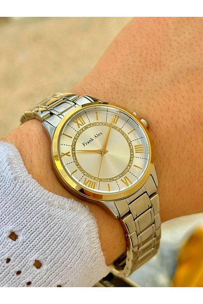 Frank Alex Fa.ft.1.118 Steel Cord 30 Mt Water Resistant New Season Stylish Design Wristwatch