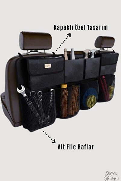Ankaflex Inndream Car Vehicle Auto 8-Pocket Trunk Organizer Car Accessory Tru...