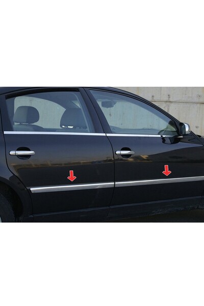 OTOTUNING53 Passat B5 Krom Yan Kapı Çıtası 4 Kapı 1996-2005 arası Paslanmaz Ç...
