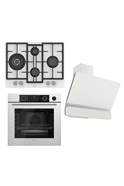 Ferre Steamart&fryart Serisi Buharlı Pişirme Beyaz Set (ed076 + Xe64cb +d081 )