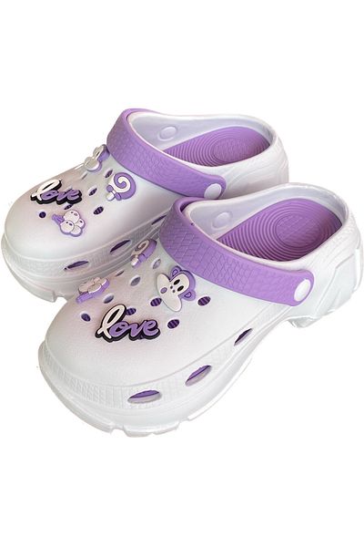 Seha Colorful Platform Sole Removable Slippers Women's Sandals