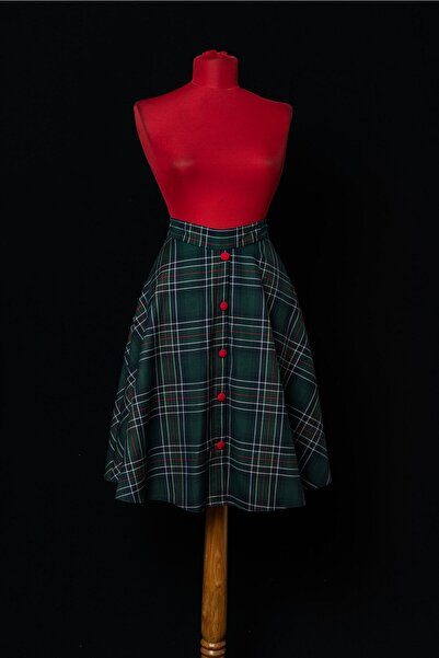 Sihirli Düğmeler Designer Skirt