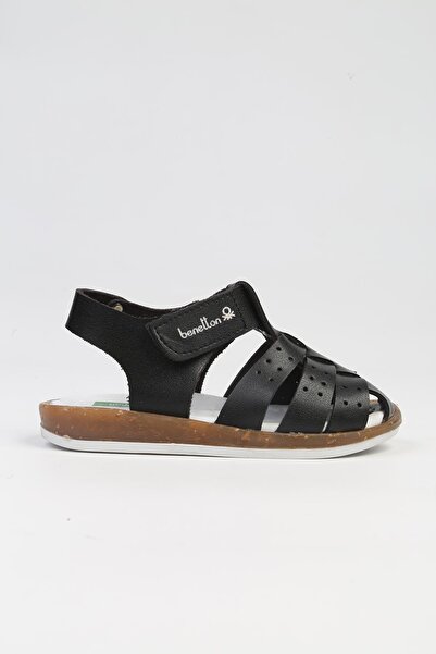 Benetton ® | BN-1204- 3958 Siyah-Çocuk Sandalet
