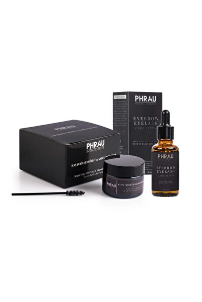 Phrau Eyebrow and Eyelash Care Set Eyebrow and Eyelash Care Serum + Eyebrow Styling and Fixing Wax)