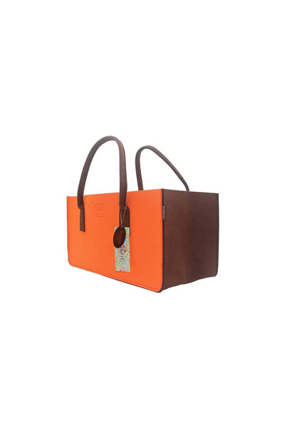 RAIKOU New Orange Shopping Bag High Quality Sturdy Bag Suitable for Picnic and Storage Bag