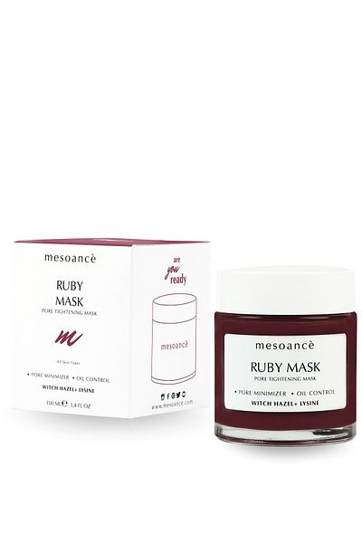 Mesoance Ruby Pore Mask - 100 ml Pore Firming and Repairing Glycolic Acid Mask