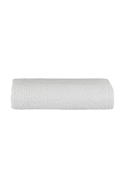 Mürdüm Home Simple 1 Piece 70x140 Cm Double Stitched Hotel Towel White Bath Towel