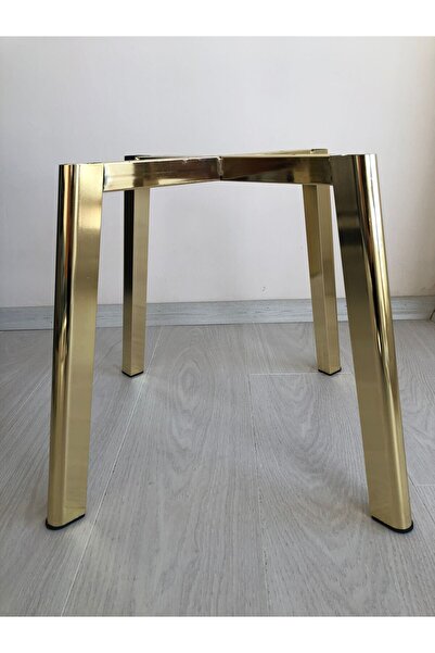 KARAKOÇ METAL, 40 CM GOLD KAPLAMA D SANDALYE AYAĞI (2 ADET)