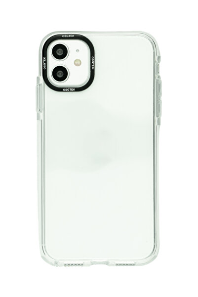 OSGTEK Iphone 12 Ve 12 Pro Kılıf Darbe Emici Kenar Yapılı Kamera Çerçeve Koru...