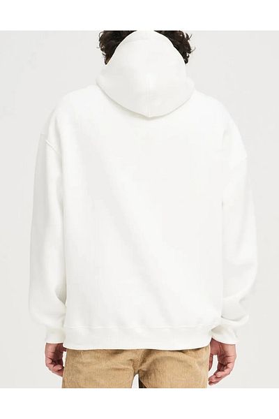 Baliva Φούτερ Unisex Oversize με κουκούλα 3 κλωστών ανοιχτό βαμβακερό χωρίς εκτύπωση