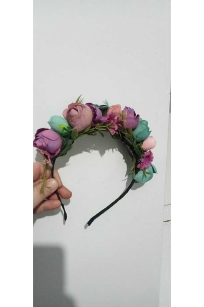 shopland Handmade Multicolored Floral Bridesmaid/Bridal Crown