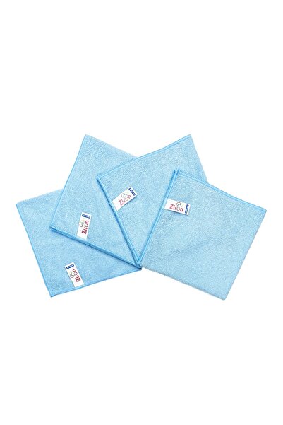 Ziron Lavetă de curățare cu textura groasă din microfibră, albastră, 40x40, p...