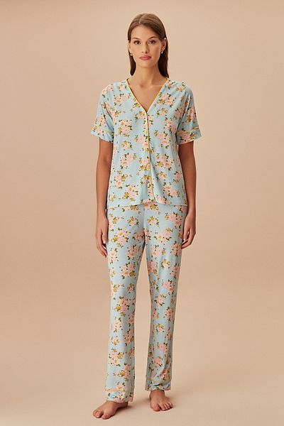 SUWEN Fiona Masculine Pajama Set