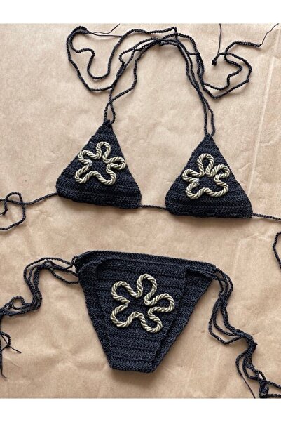 scyllastore Blossom Tığ Örgü Bikini Takımı