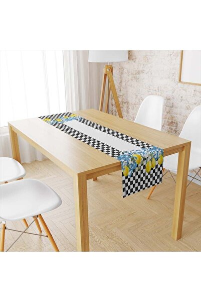 milroma Βελούδινο Καρό Χαλάκι με Υφή Λεμονιού 003