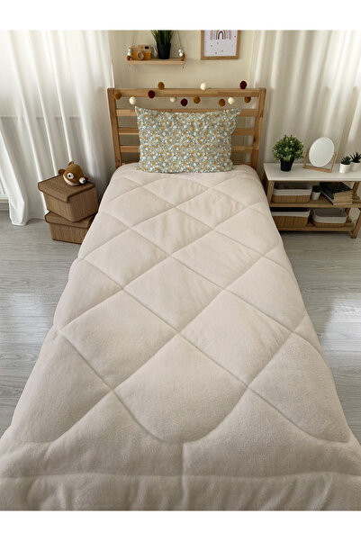 Evmila Tek Kişilik 160x220 Cm Welsoft Çift Taraflı Silikon Yorgan Ve Uyku Seti-