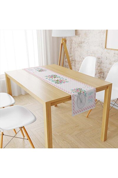 milroma Βελούδινη υφή ροζ ποδηλατική σακούλα με περίγραμμα από ύφασμα ποτικάρ...