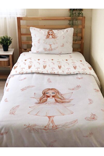 Evmila Set cuvertură de pilota unică cu model prințesă pe două fețe, fără cea...