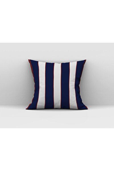 milroma Синьо-бяла калъфка за възглавница с двустранен цифров печат и равни и...