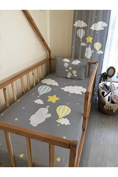 Grey Flying Balloon Velvet Decorative Cover 250
