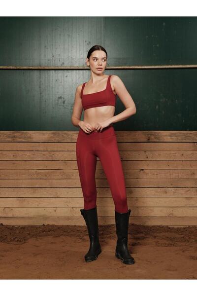 SAUDE ISTANBUL Trey Yan Cepli Yüksek Belli Weightless Spor Tayt