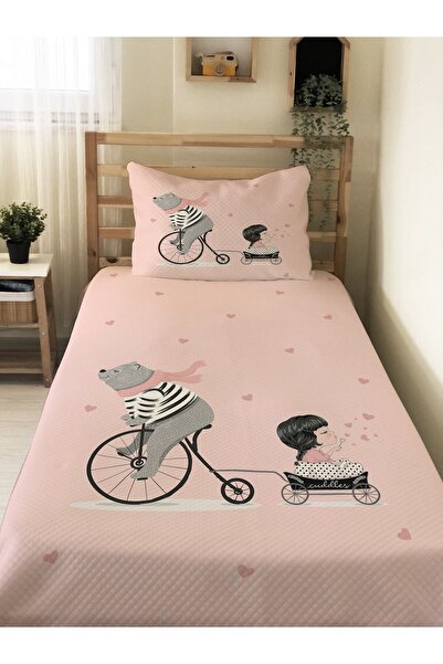 Evmila طقم أطفال ورضع بتصميم وردي مقاس 160x220 سم