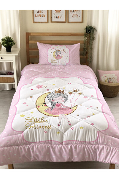 Evmila لحاف مبطن ومخيط بنمط فتاة القمر