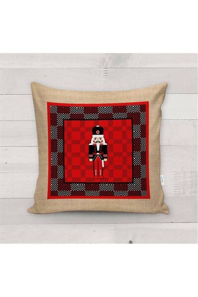 milroma Κάλυμμα μαξιλαριού με βελούδινο μοτίβο Πρωτοχρονιάς