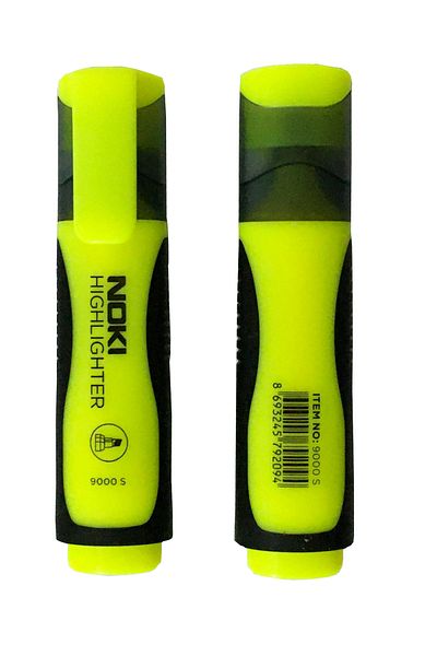 Noki Highlighter 9000S Yellow 8 Pieces