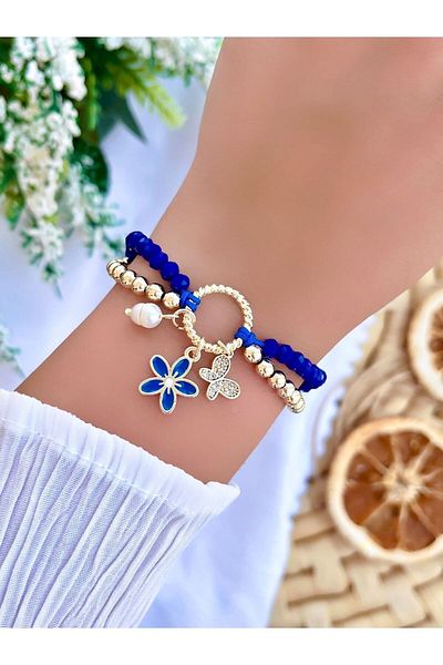 KBC STORE Lucky Flower And Butterfly Bracelet