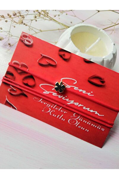 Aksesuar هدية عيد الحب للمناسبات الخاصة للزوجين سوار البرسيم 2 قطعة