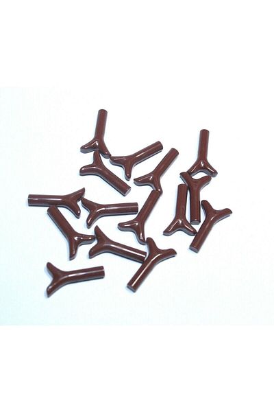 LEGO Accessory Moc Minifigure Food Tree Carrot Stalk Brown Thin Branch 2 Pieces to Send