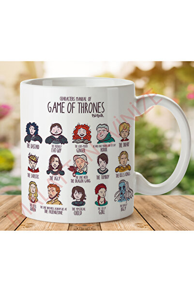 ART HEDİYE 1-173 GT CHARACTERS كوب مطبوع على الجانبين