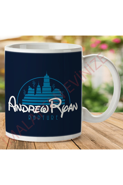 ART HEDİYE كوب أندرو ريان ديزني مطبوع على الجانبين