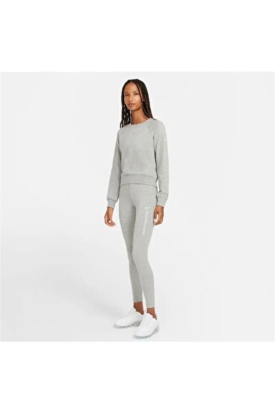 Nike Swoosh Kadın Gri Tayt