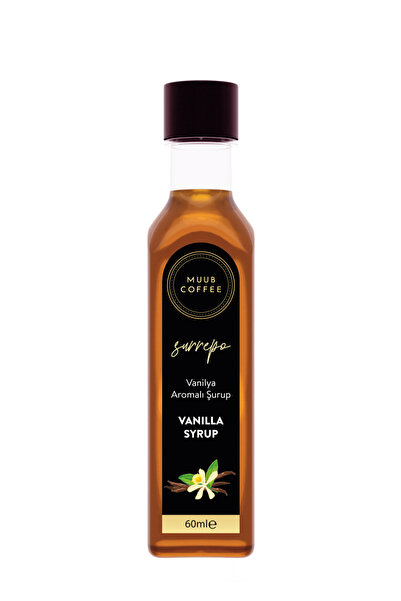MUUB COFFEE Vanilya Şurup Özel Formülize Yüksek Aroma Yoğun Tat Kahve Şurubu ...