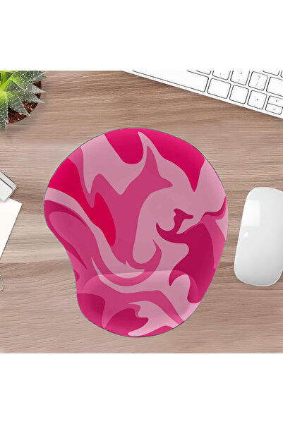 UcuruStore Pad pentru mouse oval decupat, cu suport pentru încheietura mâinii...